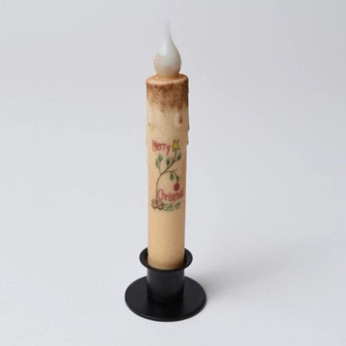 Primitive Charlie Brown Christmas Tree Timer Taper Candle 7"
