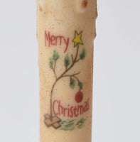 Primitive Charlie Brown Christmas Tree Timer Taper Candle 7"