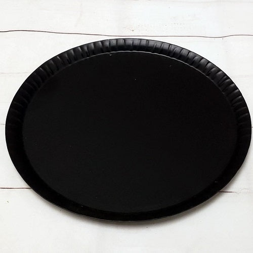 Country Primitive Black Candle Pan 5.5"