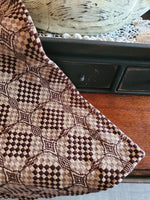 Shadowbrook Chocolate and Tan Table Square