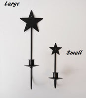 Star Taper Candle Sconce