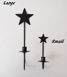 Star Taper Candle Sconce