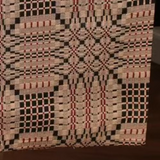 Colonial Woven Table Runner 36" Red  Black and Khaki