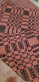 Colonial Westbury Pumpkin and Black Table Runner 32"