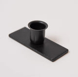 Rustic Farmhouse Black Iron Windowsill Taper Holder