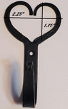 Wrought Iron Heart Wall Hook