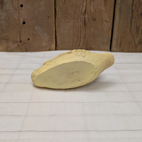 Primitive 6" Vintage Yellow Resin Swan