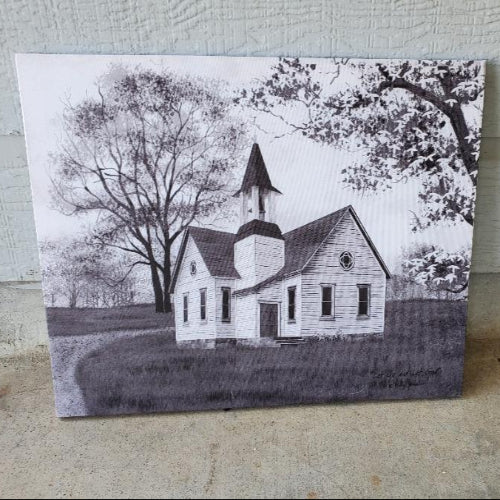 Billy Jacobs Let Go and Let God Canvas Black & White