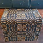 Colonial Primitive Nantucket Black & Mustard Table Runner