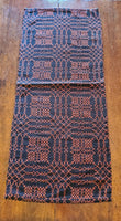 Country Primitive Nantucket Black & Rust Table Runner 32"