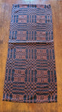 Country Primitive Nantucket Black & Rust Table Runner 32"