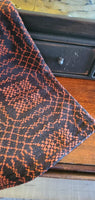 Country Primitive Nantucket Black & Rust Table Runner 56"