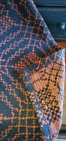 Country Primitive Nantucket Black & Rust Table Runner 56"