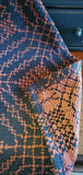 Country Primitive Nantucket Black & Rust Table Runner 56"