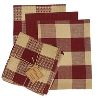 Wicklow Garnet Dishtowel Dishcloth Set