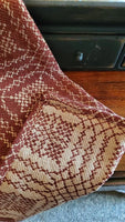 Country Primitive Nantucket Red Tan Table Runner 32"