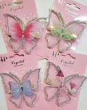 Rhinestone Butterfly Hair Clip