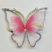 Rhinestone Butterfly Hair Clip