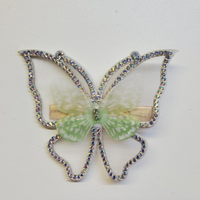 Rhinestone Butterfly Hair Clip