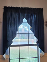 Country Primitive Solid Black Romantic Swags
