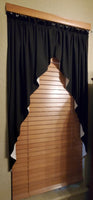 Country Primitive Solid Black Romantic Swags