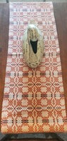 Colonial Patriots Knot Pumpkin Cream Navy Table Runner