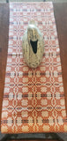 Colonial Patriots Knot Pumpkin Cream Navy Table Runner