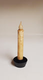 Rustic Primitive 2" Fluted Cup Taper Candle Holder