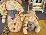 Country Primitive Spencer The Sitting Scarecrow Thanksgiving Doll