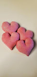 Country Primitive Pink Glitter Hearts Valentine's Bowl Fillers