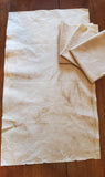 Grungy Muslin Fabric Scraps Coffee Stained Lot 1