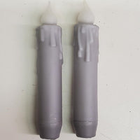 Farmhouse Gray Timer Taper Candles
