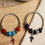 Western Cross Spring Stretch Bracelets