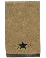 Primitive Star Vine Terry Hand Towel - BJS Country Charm