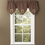 Sturbridge Star Patch Triple Point Valance - BJS Country Charm