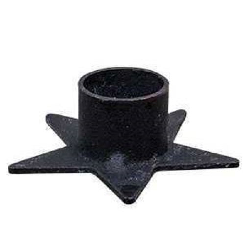Black Star Taper Candle Holder - BJS Country Charm