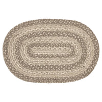 Cobblestone Braided Placemat OVAL 12X18 - BJS Country Charm