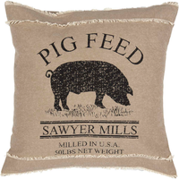 Pig Pillow 18x18
