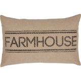 Sawyer Mill Charcoal Farmhouse Pillow 14x22 - BJS Country Charm