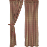 Crosswoods Plaid Curtains - BJS Country Charm