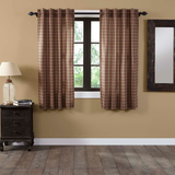 Crosswoods Plaid Curtains - BJS Country Charm