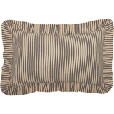 Sawyer Mill Black Ticking Stripe Pillow - BJS Country Charm