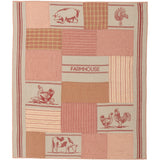 Sawyer Mill Red Farm Animal Quilted Throw - BJS Country Charm