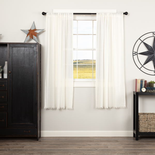 primitive tobacco cloth curtains Fringed Prairie Swag Set and small bathroom windows Khaki Fringed Tobacco Cloth Tier