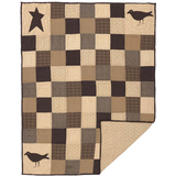Country Primitive Kettle Grove Quilted Throw - BJS Country Charm