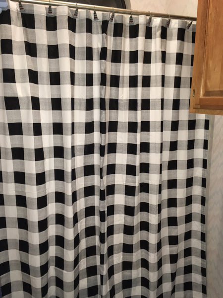 Buffalo Check Grande Shower Curtain