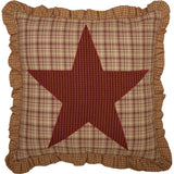 Dawson star applique pillow