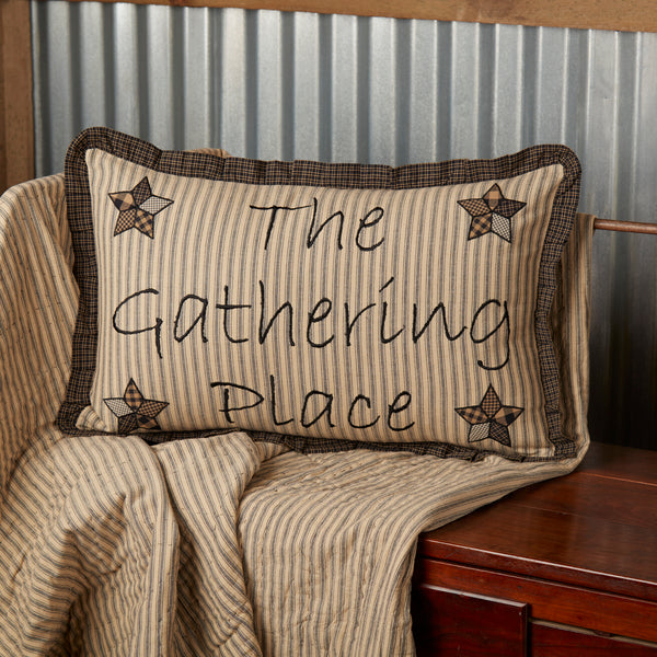 Farmhouse Star The Gathering Place Pillow