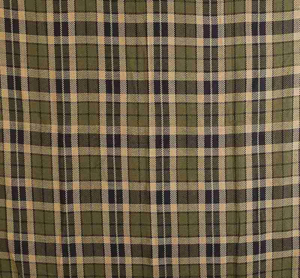 Tea Cabin Green Plaid Swag Set of 2