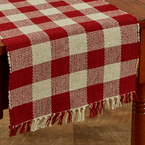 Country Primitive Wicklow Garnet Table Runner 36" or 54" - BJS Country Charm